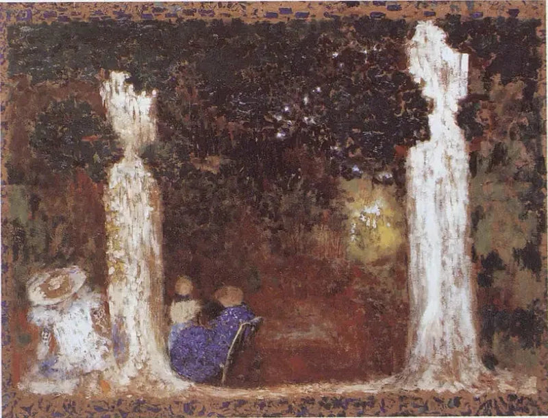 Pod drzewami - Édouard Vuillard