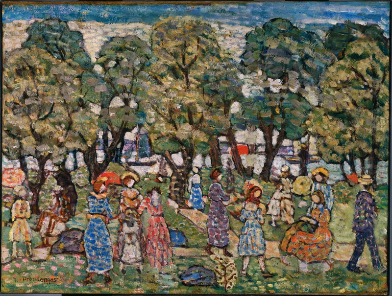 Pod drzewami - Maurice Prendergast