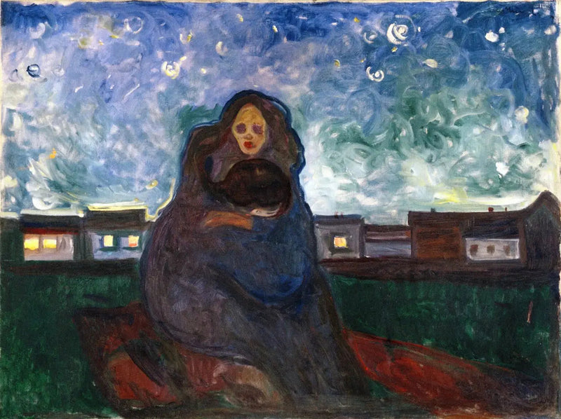 Pod gwiazdami - Edvard Munch
