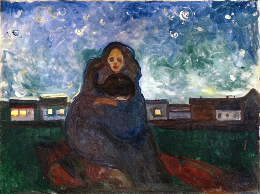Pod gwiazdami - Edvard Munch