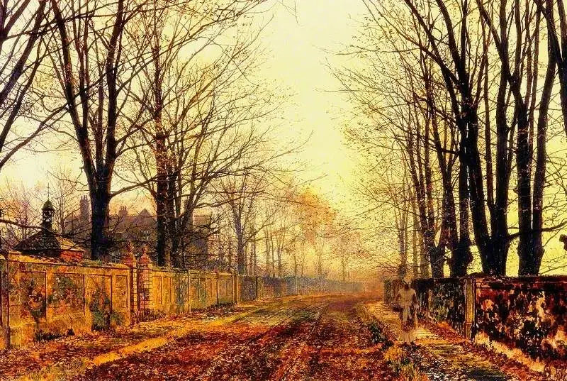Pod bukami - John Atkinson Grimshaw