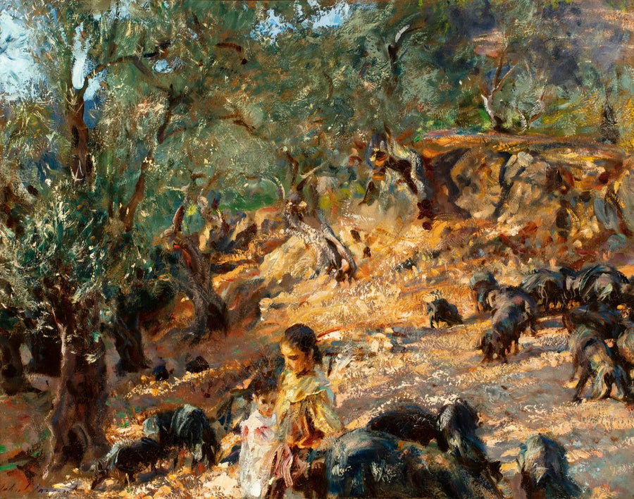 Pod oliwkami - John Singer Sargent