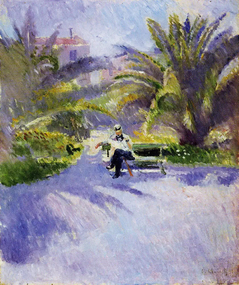 Pod palmami w Nicei - Edvard Munch