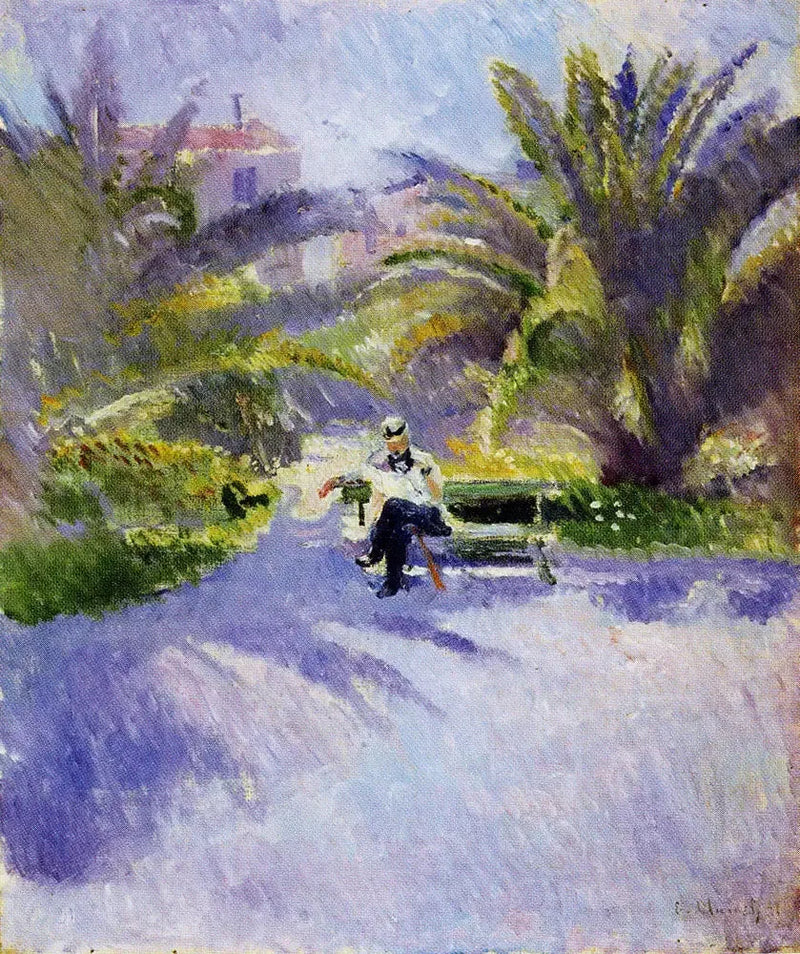 Pod palmami w Nicei - Edvard Munch
