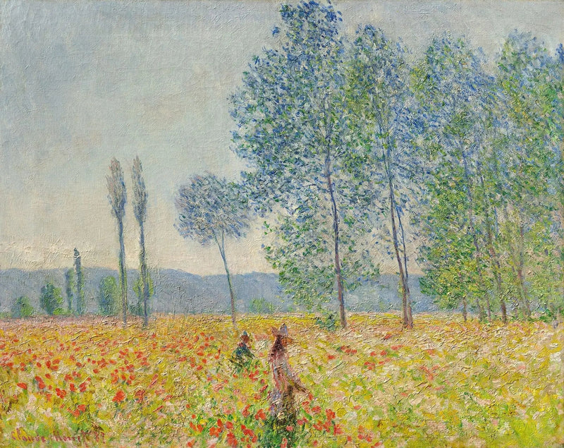 Pod topolami - Claude Monet