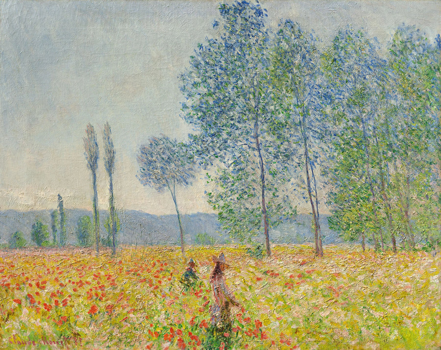 Pod topoli W1136 - Claude Monet