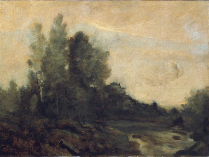 Pamiątka z Aricci - Jean-Baptiste Camille Corot