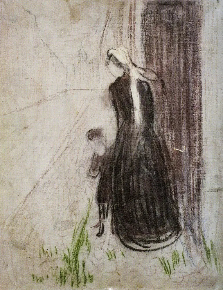 Wspomnienie z dzieciństwa - Edvard Munch
