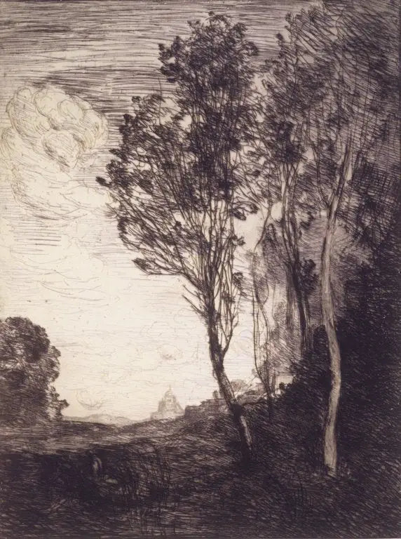 „Pamiątka z Włoch” - Jean-Baptiste Camille Corot