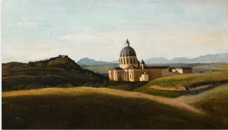 Pamiątka z Włoch - Watykan i Święty Piotr na Zewnątrz - Jean-Baptiste Camille Corot