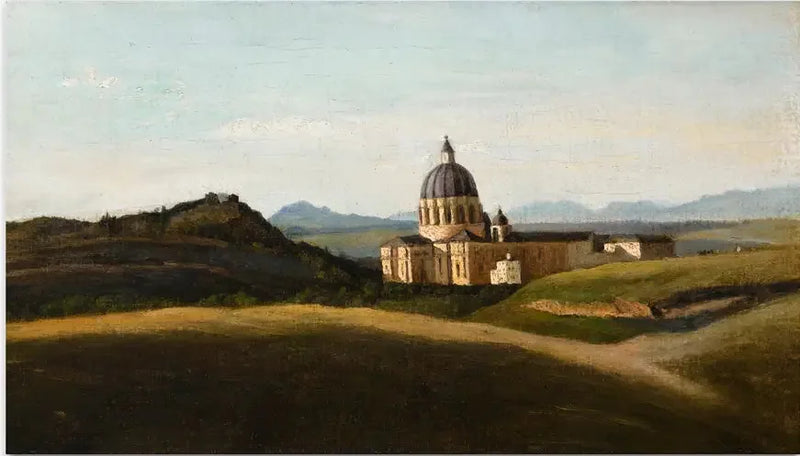 Pamiątka z Włoch - Watykan i Święty Piotr na Zewnątrz - Jean-Baptiste Camille Corot