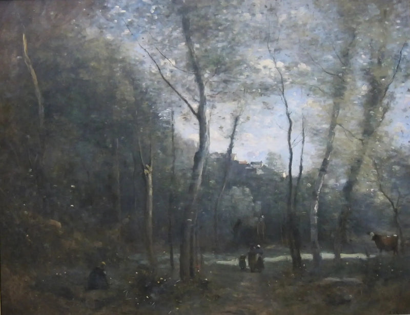 Pamiątka z łąki w Brunoy - Jean-Baptiste Camille Corot