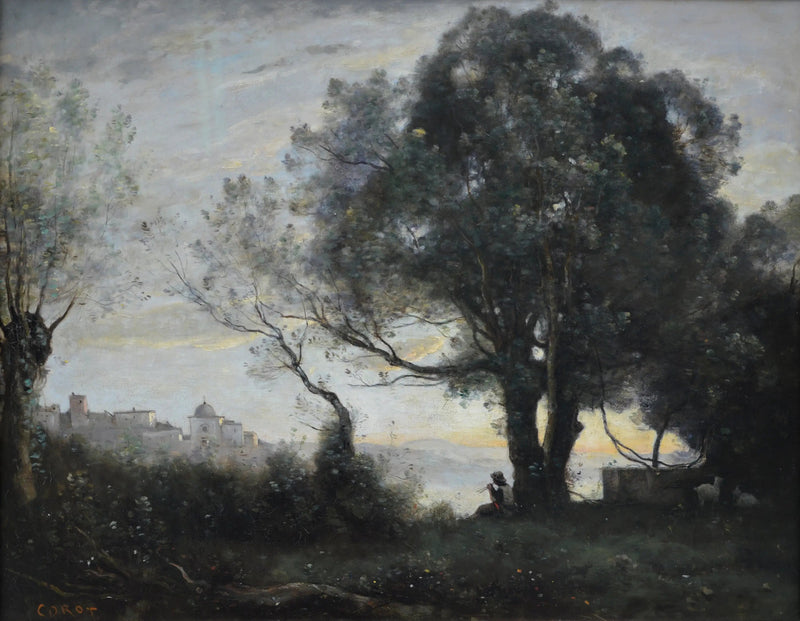 Pamiątka z Castelgandolfo - Jean-Baptiste Camille Corot