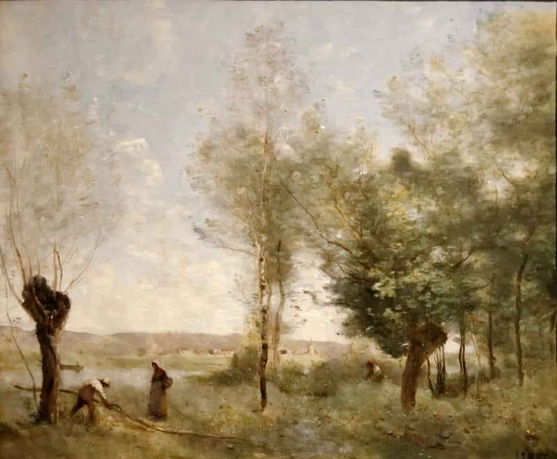 Pamiątka z Coubron - Jean-Baptiste Camille Corot
