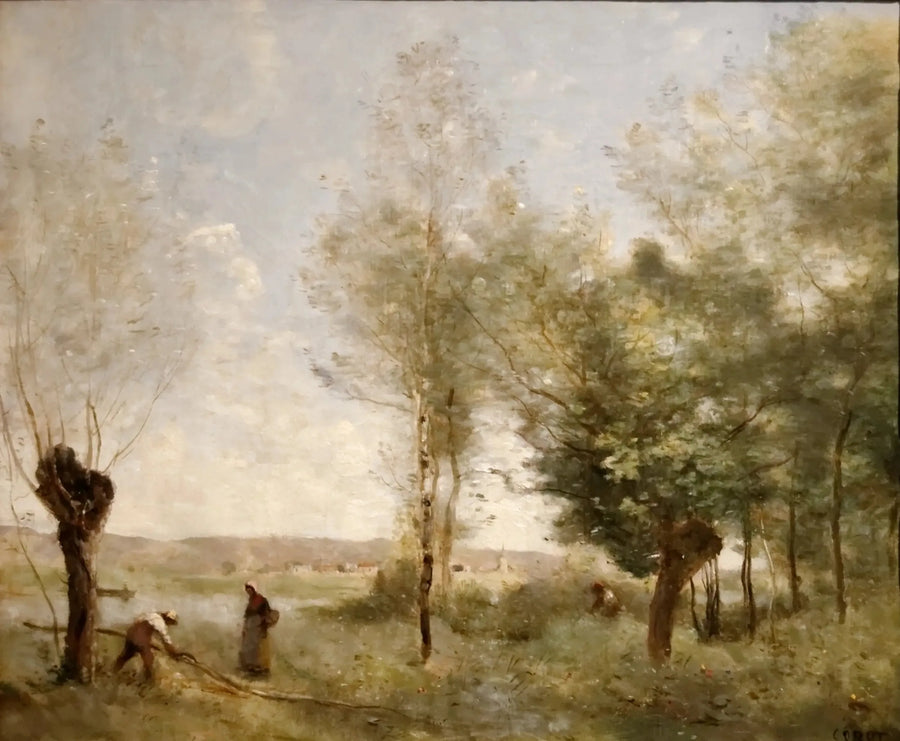 Pamiątka z Coubron - Jean-Baptiste Camille Corot