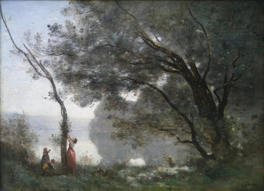 Pamiątka z Mortefontaine - Jean-Baptiste Camille Corot