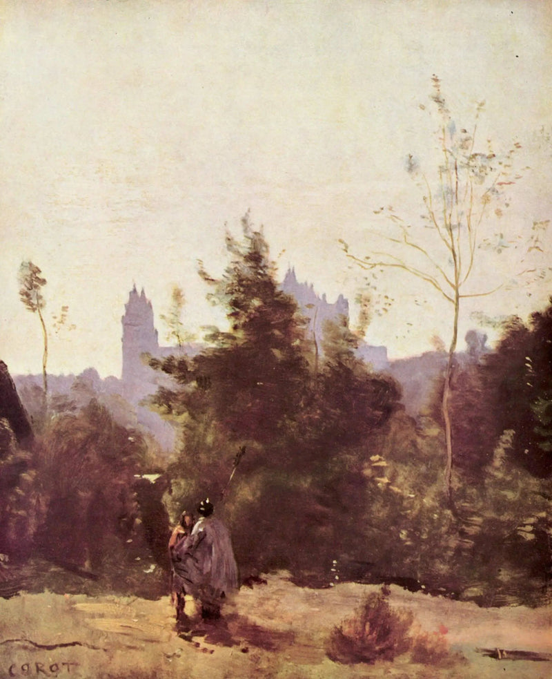 Pamiątka z Pierrefonds - Jean-Baptiste Camille Corot