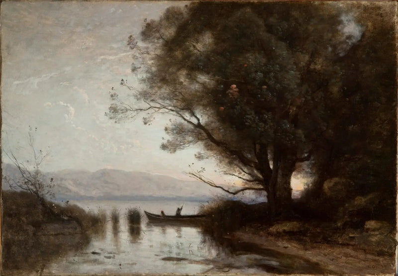 Pamiątka z Riva - Jean-Baptiste Camille Corot