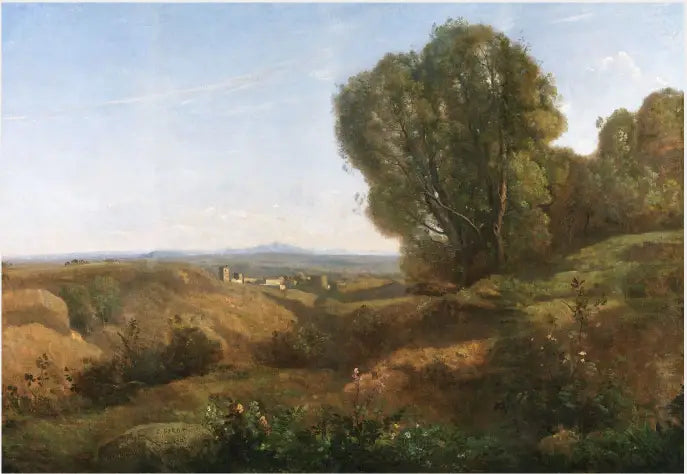 Pamiątka z Roquemaure w departamencie Gard - Jean-Baptiste Camille Corot