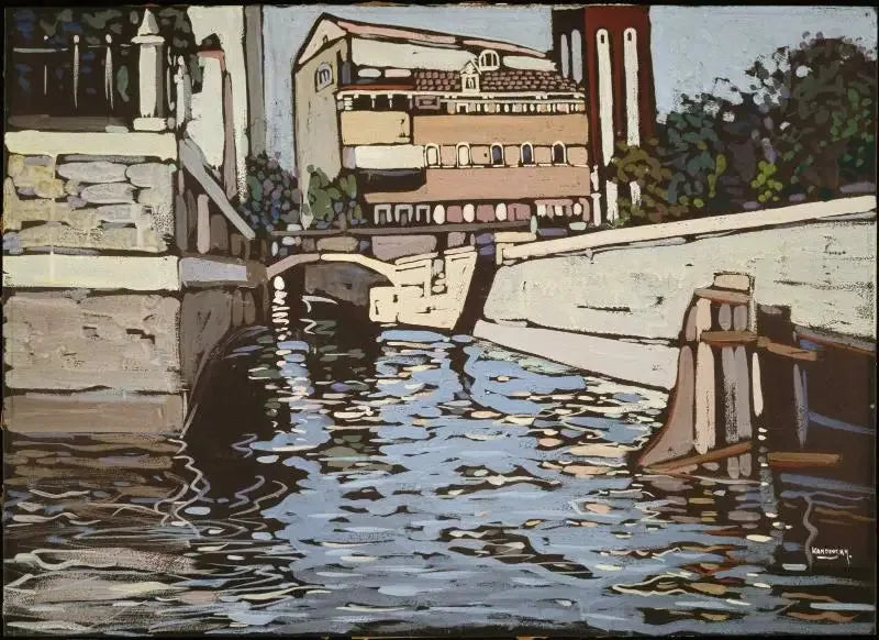 Wspomnienie o Wenecji 3 (kanał) - Wasilij Kandinsky