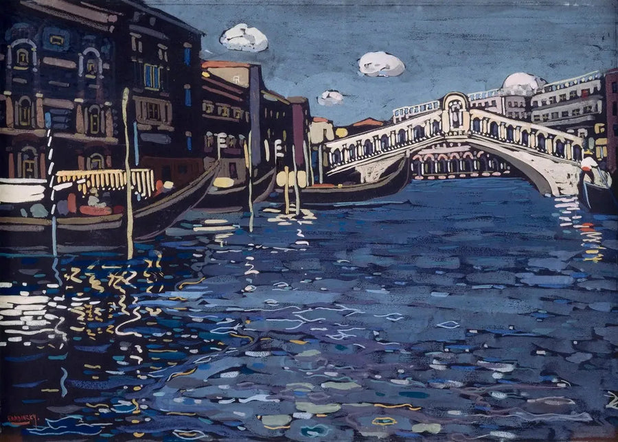 Wspomnienie Wenecji 4 (Most Rialto) - Wasilij Kandinsky