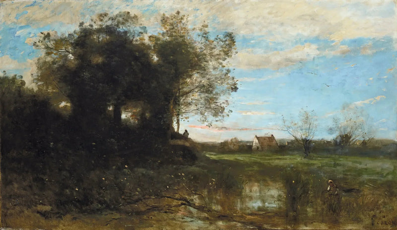 Pamiątka z wydm Dunkierki - Jean-Baptiste Camille Corot