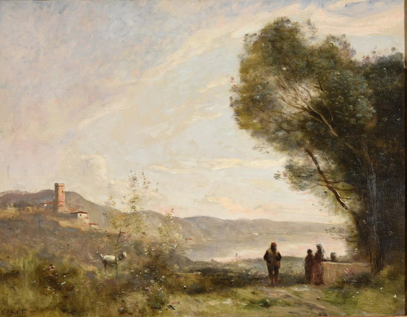 Pamiątka wybrzeży Morza Śródziemnego - Jean-Baptiste Camille Corot