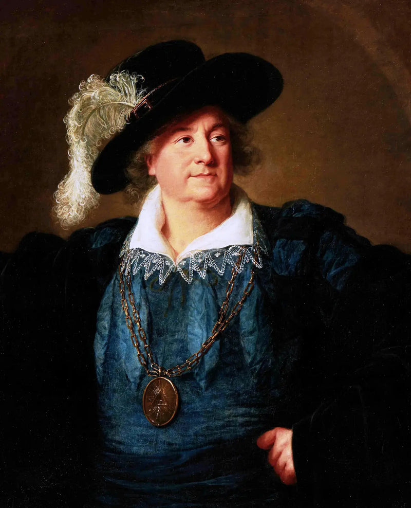 Stanisław August z emblematem masonerki na piersi - Élisabeth Vigée Le Brun