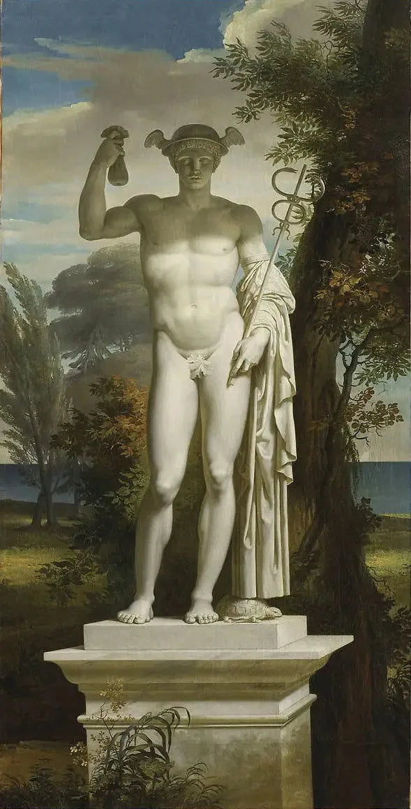 Statua Merkurego - Charles Meynier