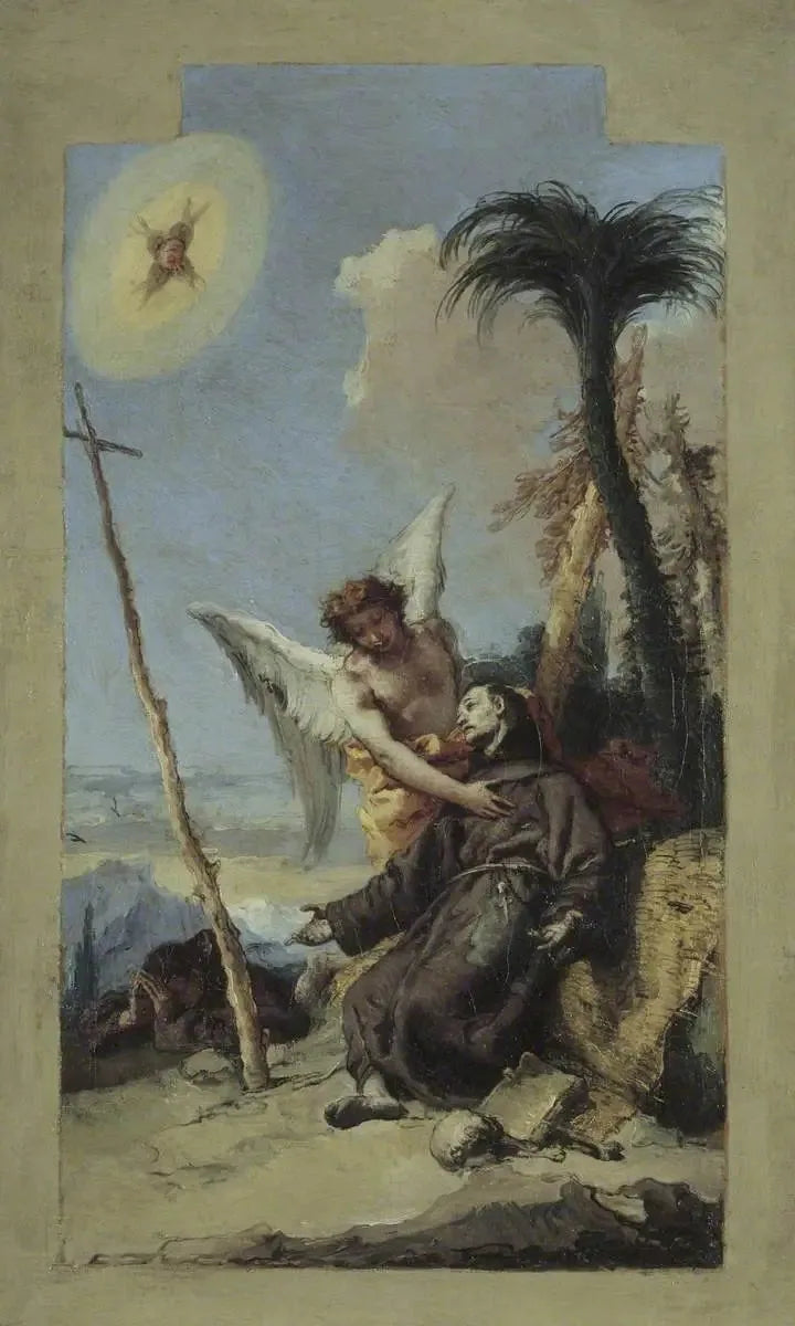 Stygmatizacja świętego Franciszka - Giovanni Battista Tiepolo