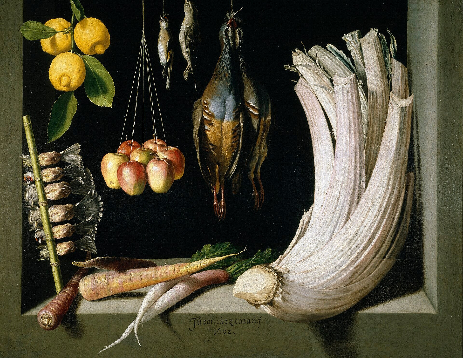Nature morte au gibier suspendu - Juan Sánchez Cotán