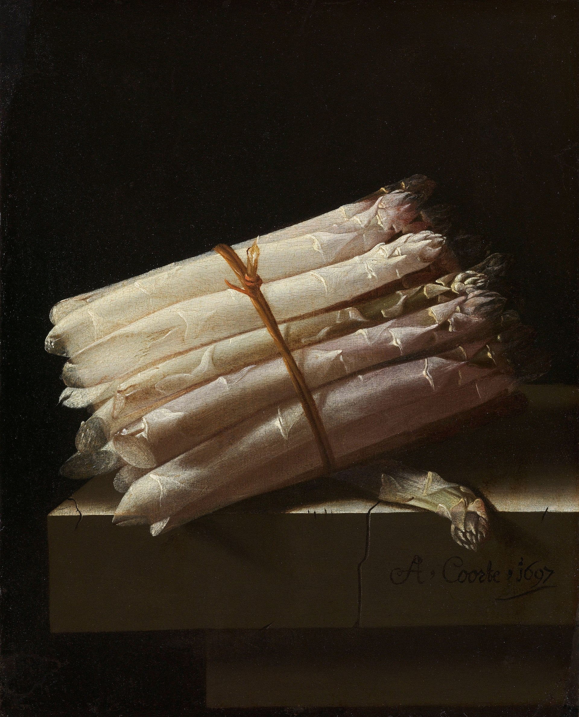 Nature morte aux asperges - Adriaen Coorte