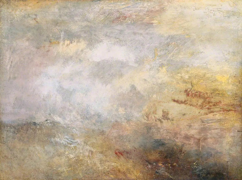 Burzliwe Morze z Delfinami - J. M. W. Turner