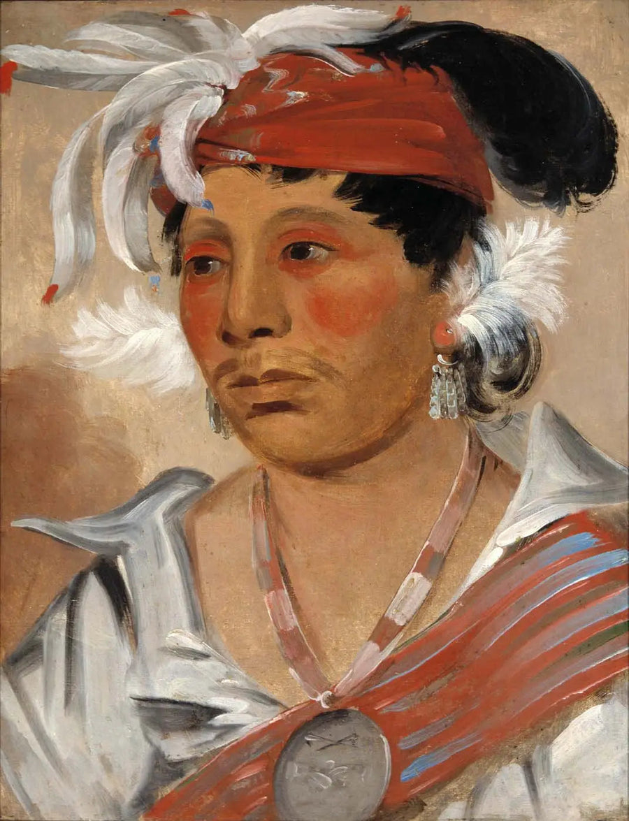 String, słynny wojownik - George Catlin