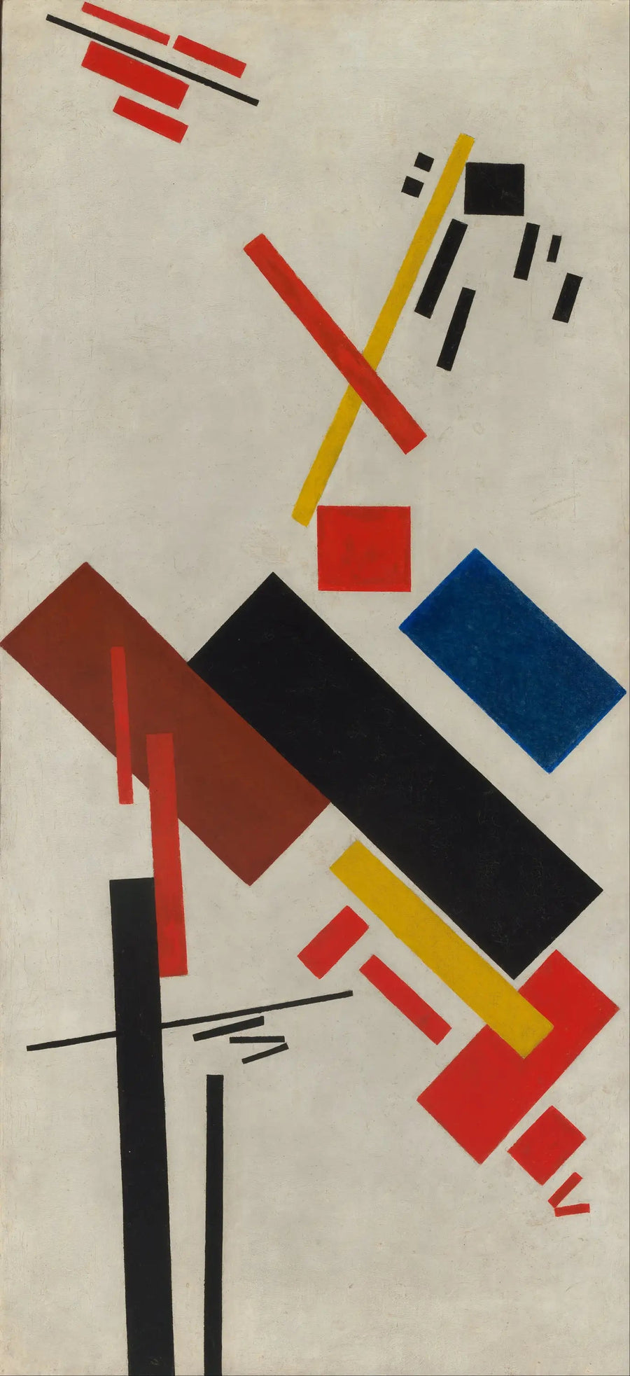 Płonący dom - Kazimir Malevich