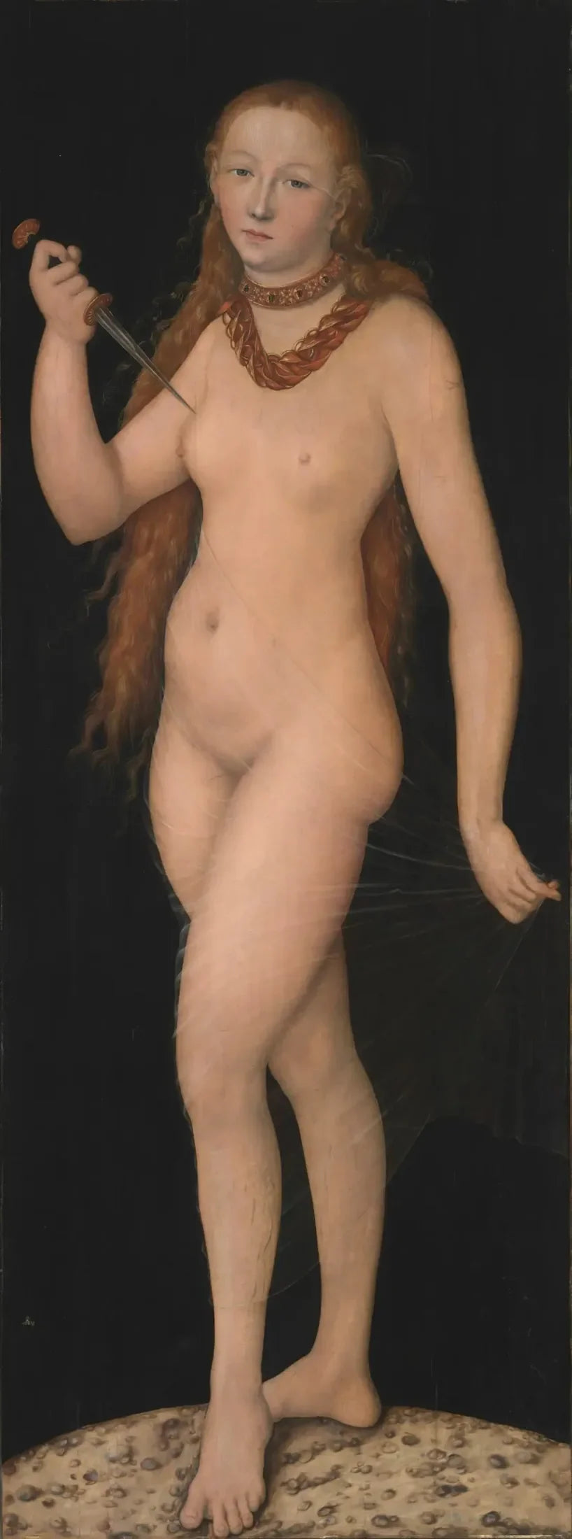 Samobójstwo Lucretii - Lucas Cranach Starszy