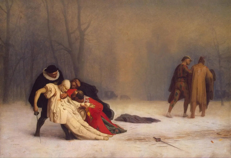 Zakończenie balu maskowego - Jean-Léon Gérôme