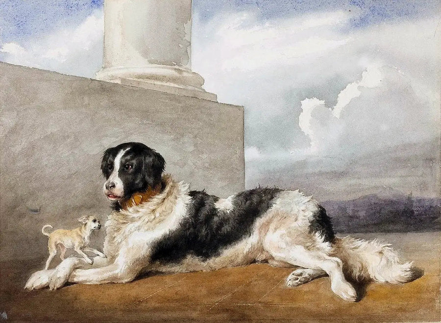 Sultan i Rosette - psy Czartoryskich - Rosa Bonheur