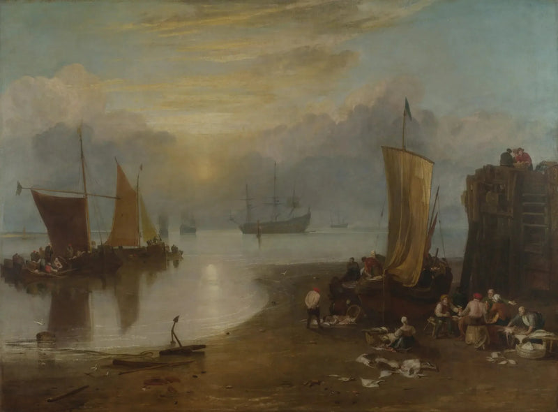 Wschód słońca przez parę - J. M. W. Turner