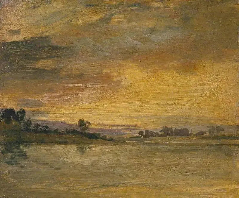 Zachód słońca nad rzeką - J. M. W. Turner