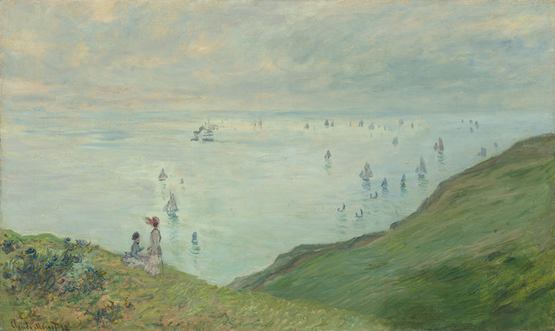 Na klifie w Dieppe - Claude Monet