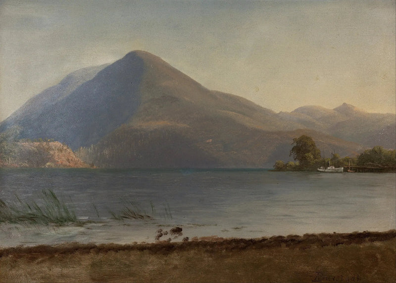 Na Hudsonie - Albert Bierstadt