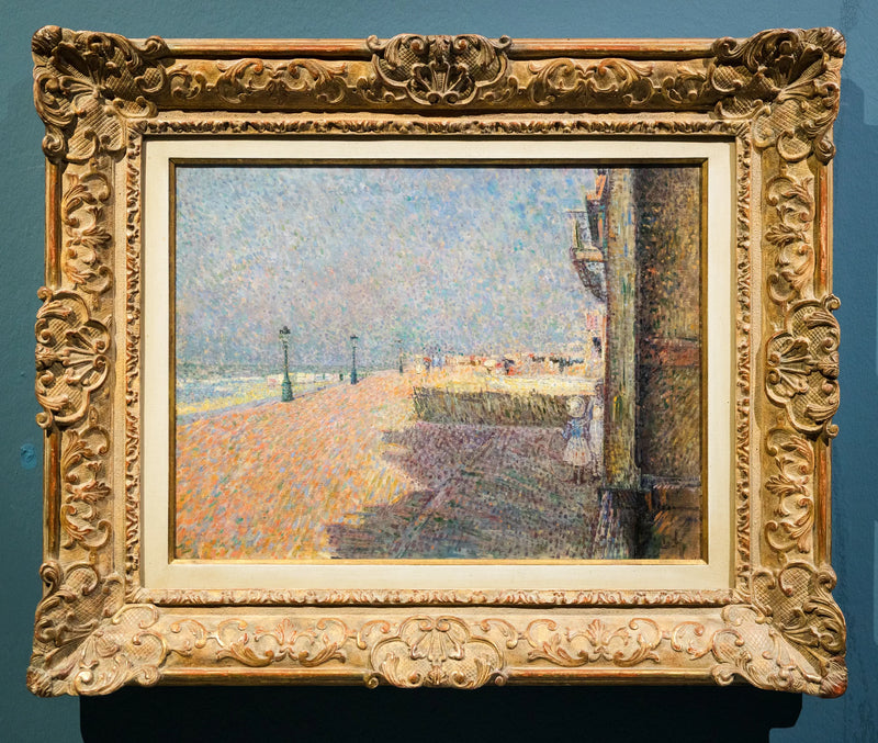 Na falochronie (Plaża w Ostendzie) - Georges Lemmen