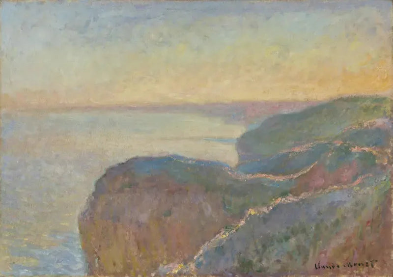 Na klifie w Dieppe - Claude Monet