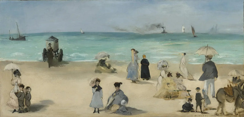 Na plaży w Boulogne - Édouard Manet