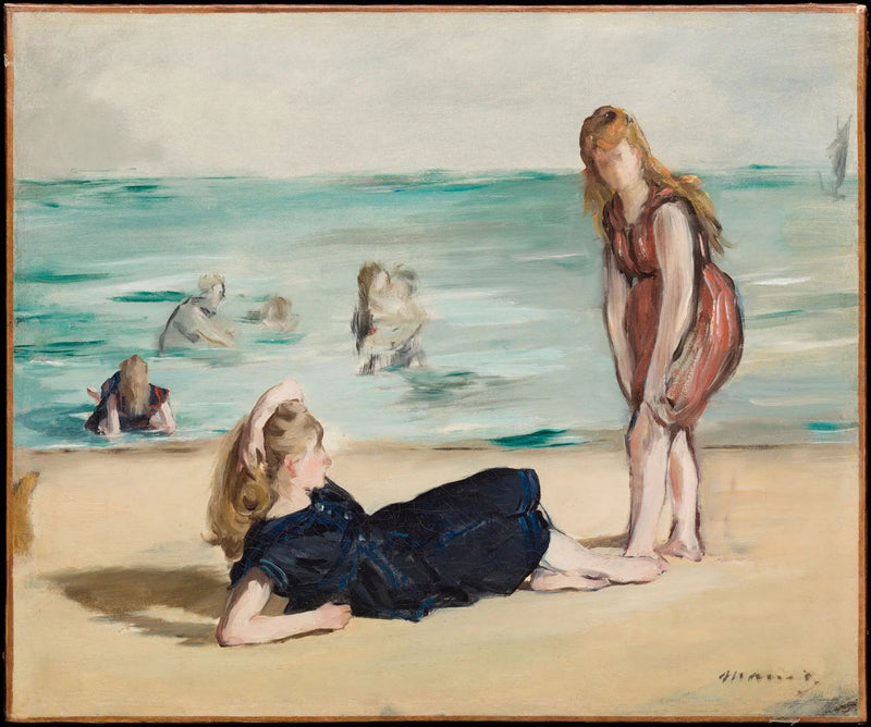 Na plaży - Édouard Manet