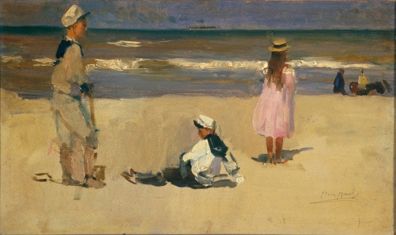 Sur la plage - Isaac Israëls