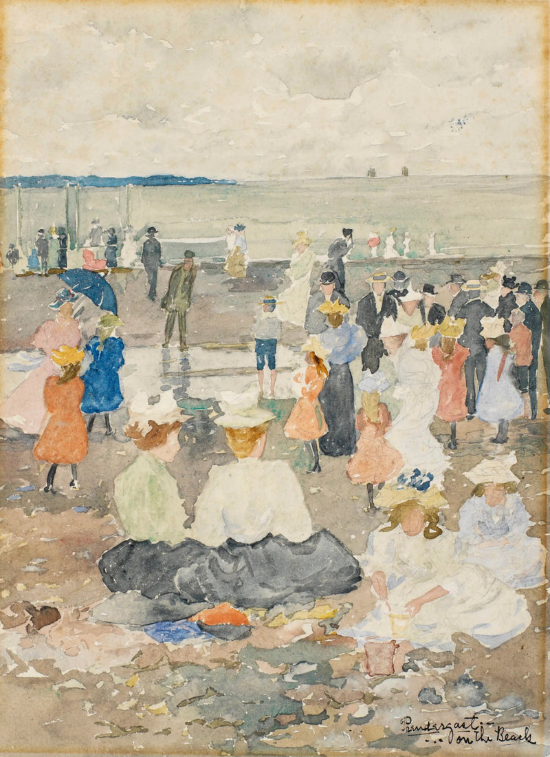 Na plaży - Maurice Prendergast