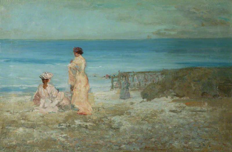 Na plaży, Swanage - Charles Conder