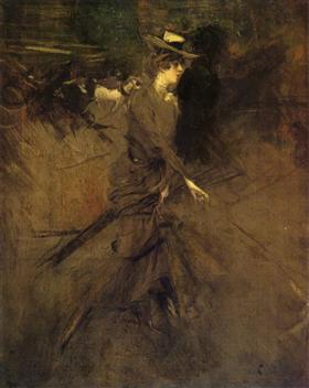 Na promenadzie - Giovanni Boldini